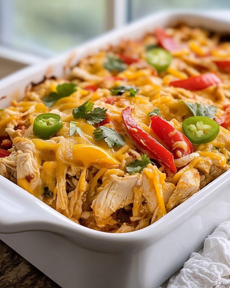 Fajita Chicken Casserole