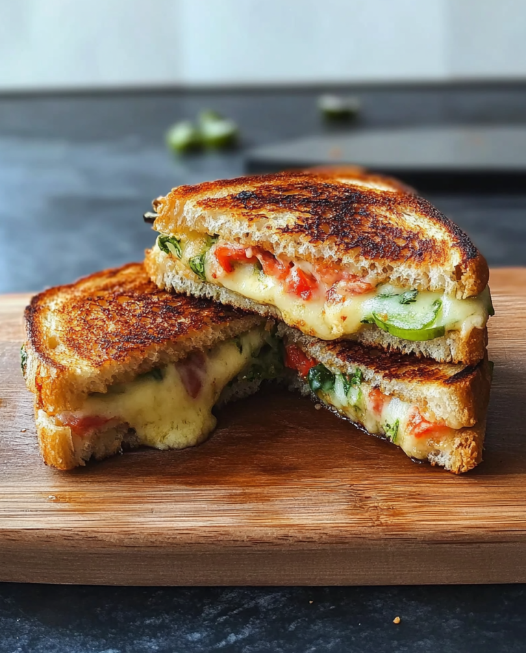 Italian Marinated Grilled Cheese