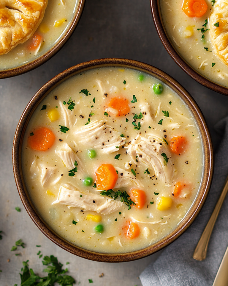 Healthy Chicken Pot Pie Soup