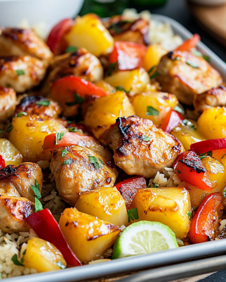Hawaiian Chicken Sheet Pan