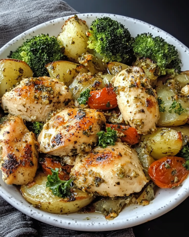 Baked Italian Chicken Dinner