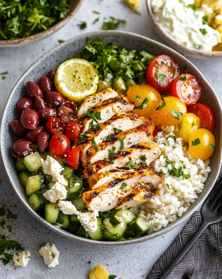 Greek Chicken Bowls