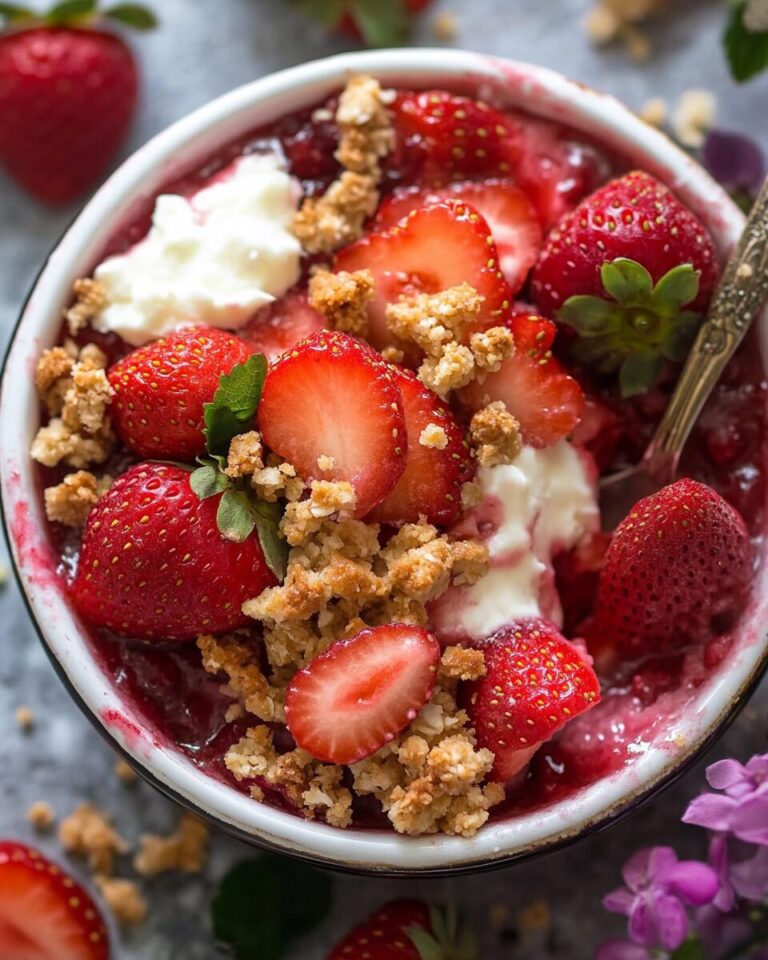 Strawberry Crumble