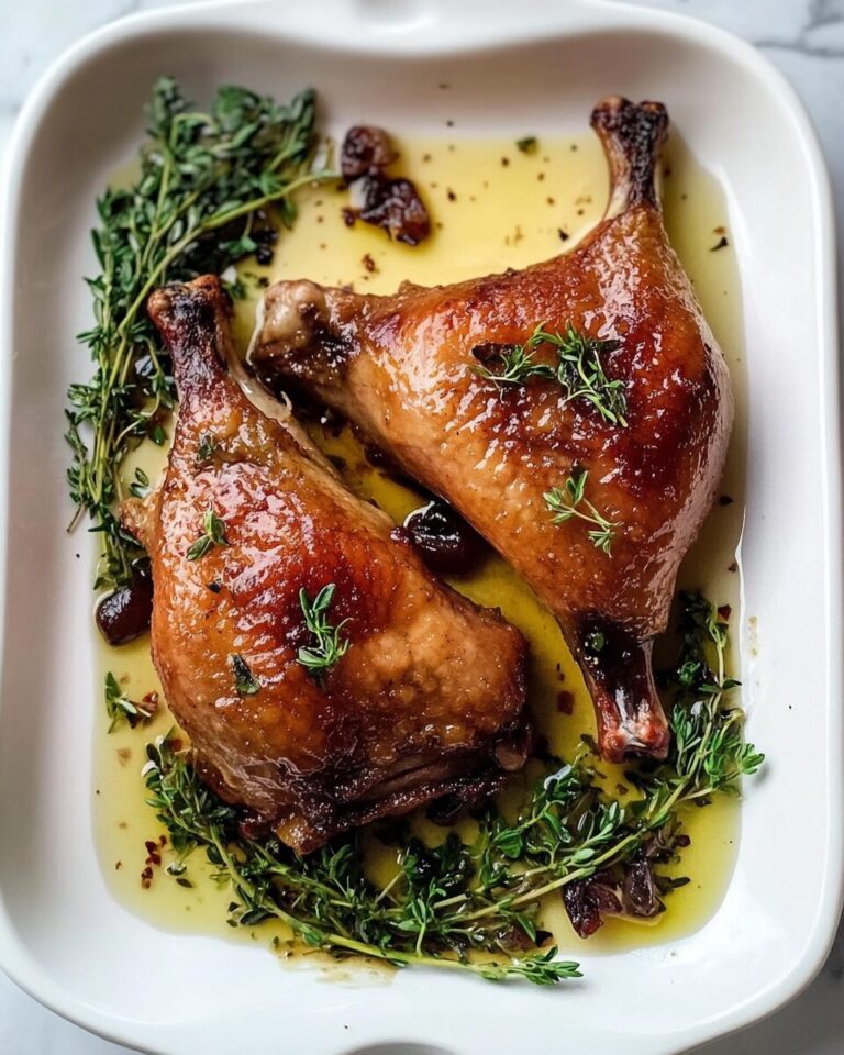 French-Style Duck Confit with Crispy Skin