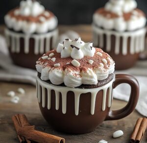 Hot Cocoa Cupcake Mugs