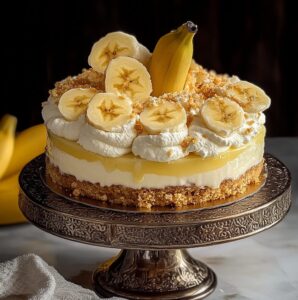 Banana Pudding Cheesecake Tres Leches