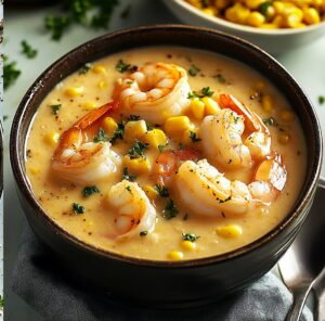 New Orleans Shrimp and Corn Bisque