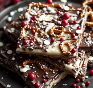 Christmas Pretzel Bark