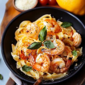 Garlic Butter Shrimp Pasta