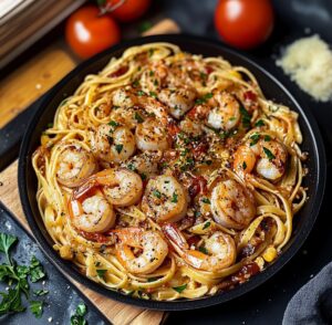 Shrimp Scampi Linguine