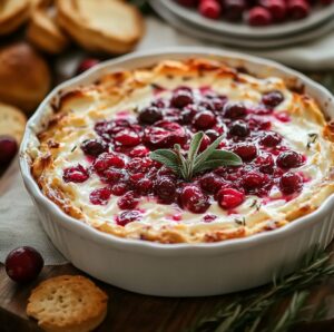 Baked Cranberry Cream Cheese Dip