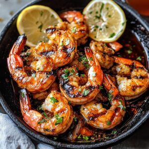 Grilled BBQ Prawns with Smoky Marinade
