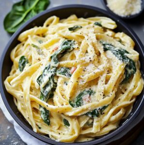 Creamy Spinach Pasta