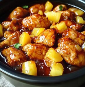 Sweet Hawaiian Crock-Pot Chicken