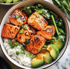 Salmon Rice Bowls