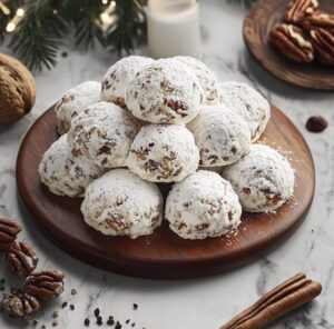 Pecan Snowball Cookies