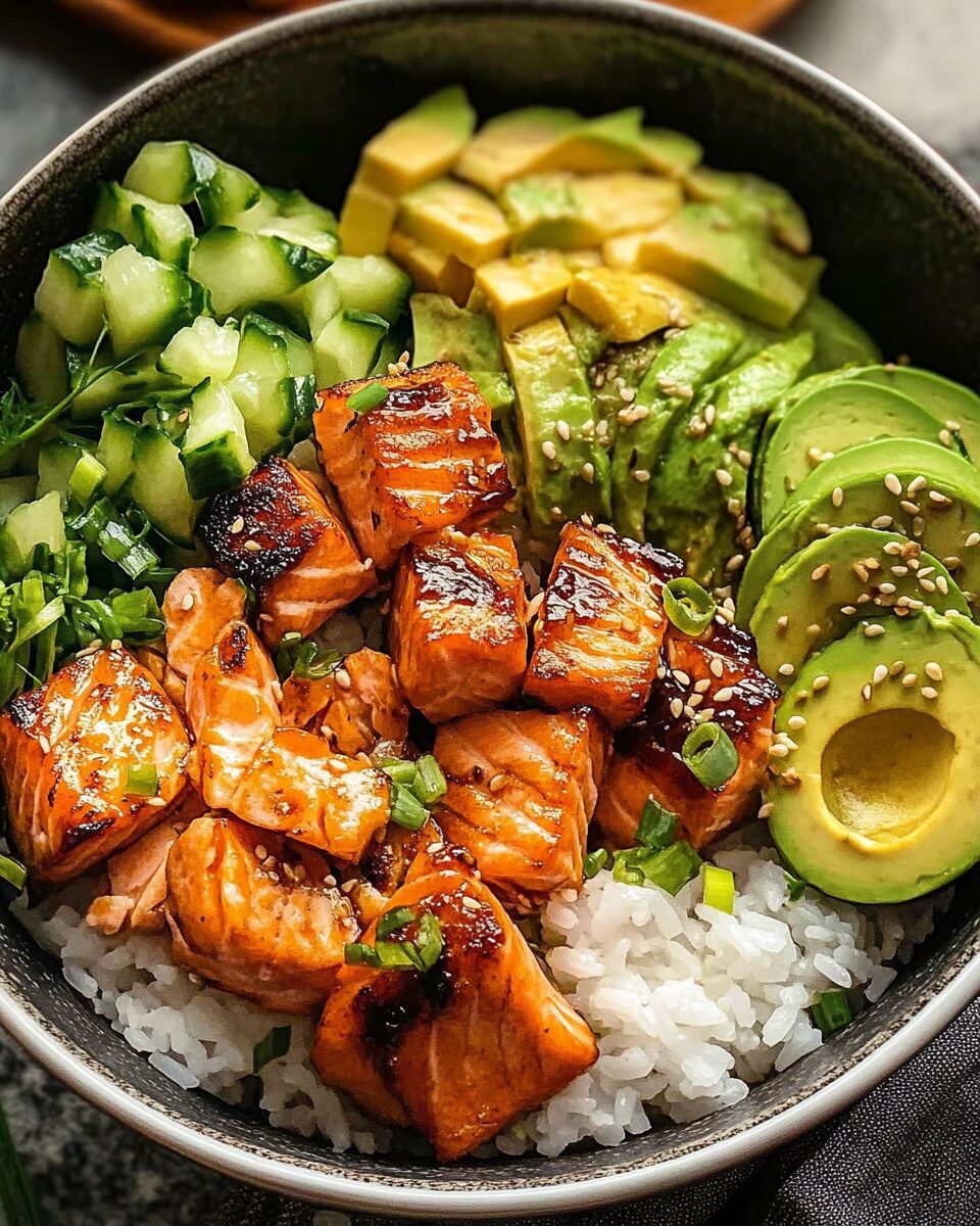 Salmon Rice Bowls