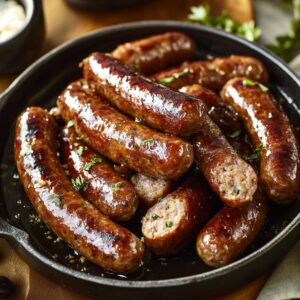 Maple-Glazed Sausage Links