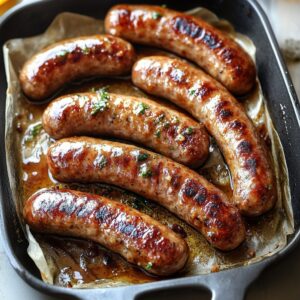 Maple-Glazed Sausage Links