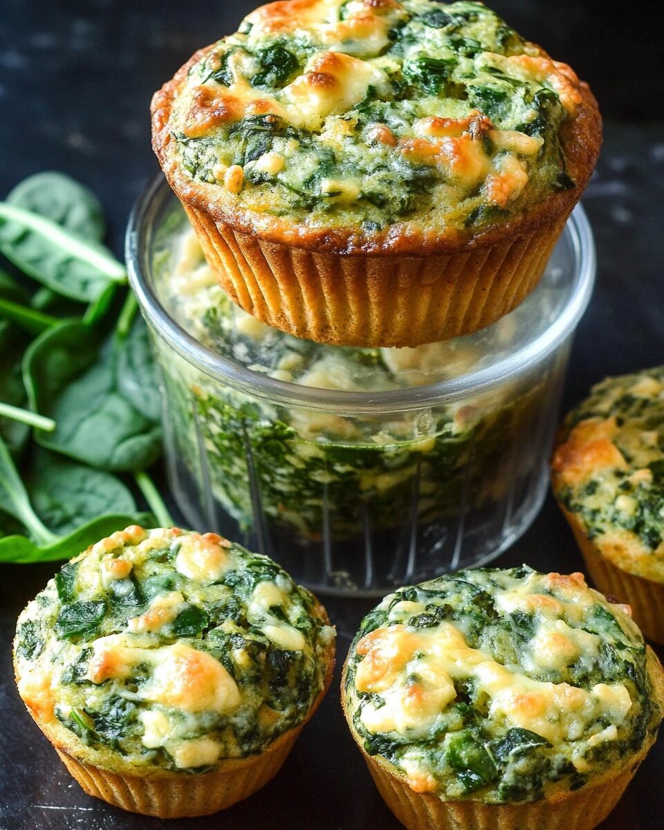 Savory Spinach and Cheese Breakfast Muffins