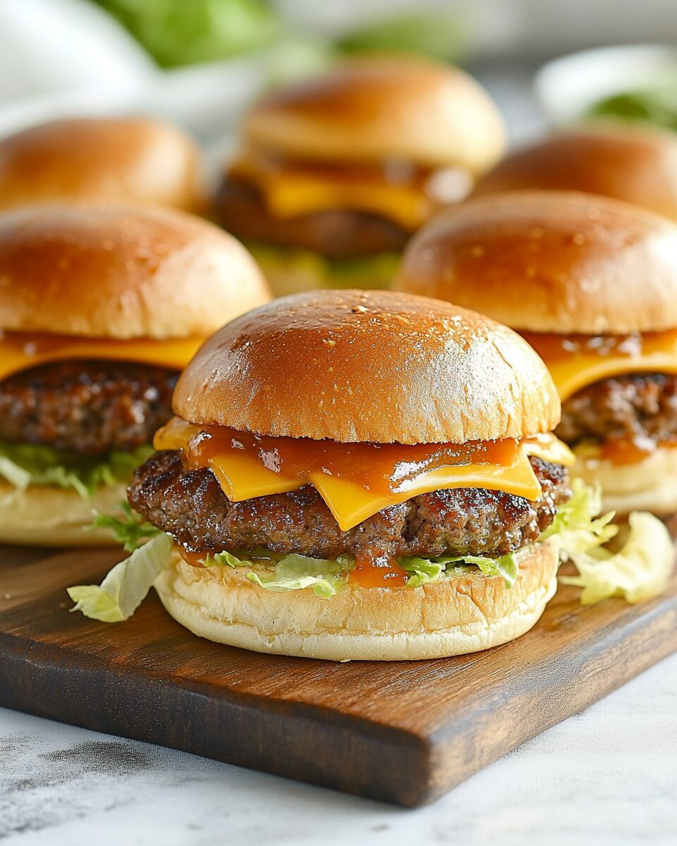 Mini Big Mac-Style Sliders