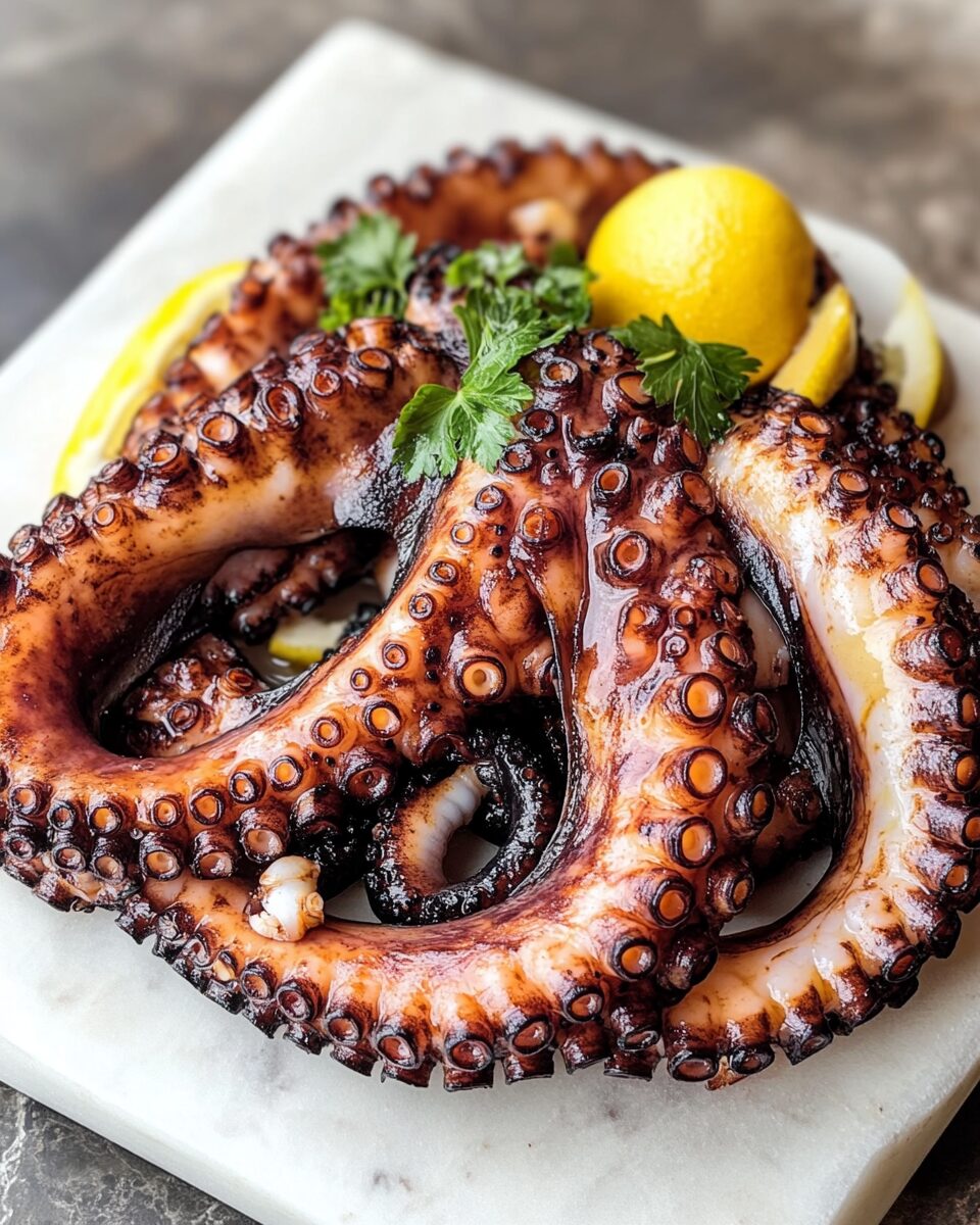 Smoky Charred Octopus with Mediterranean Spices