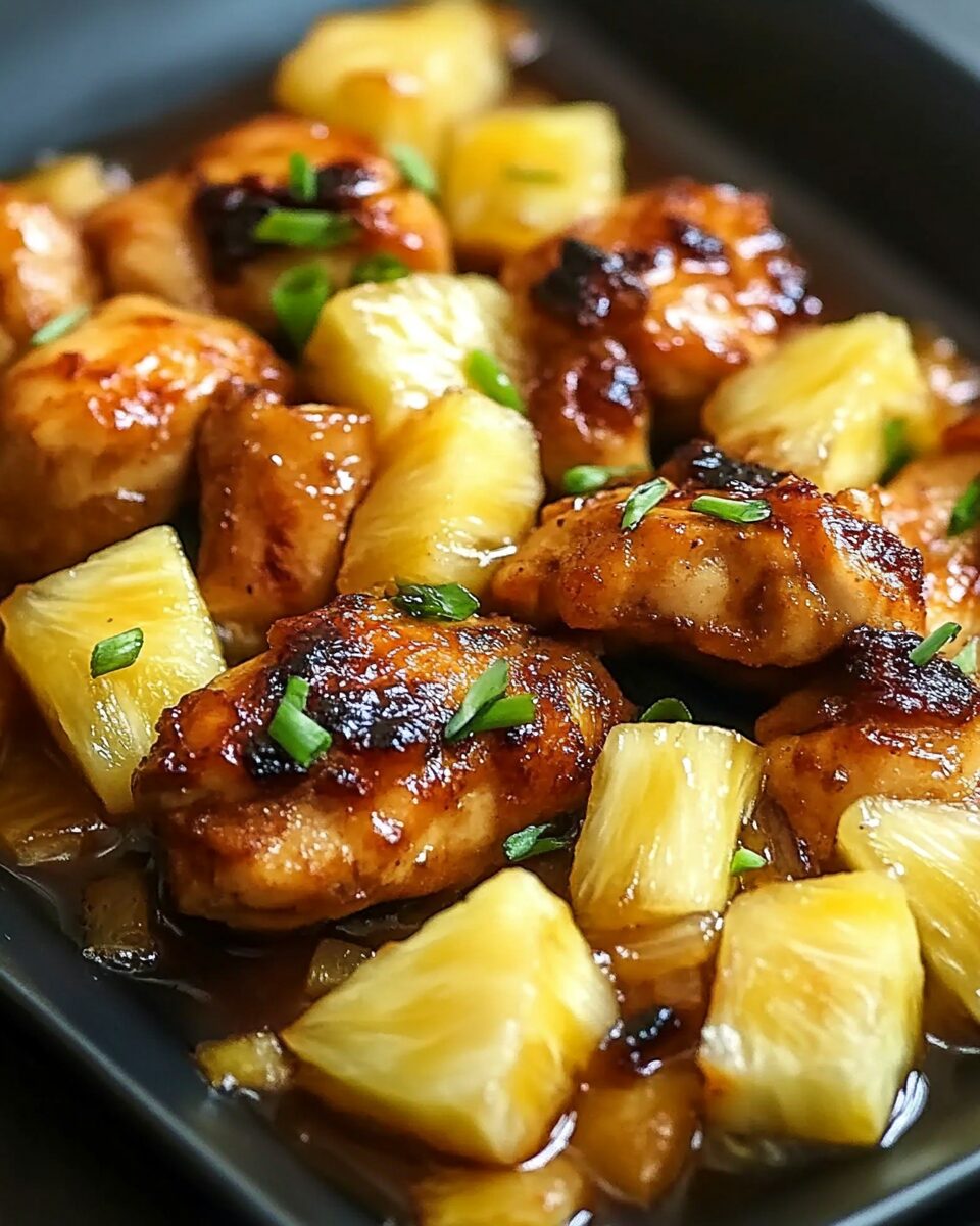 Juicy Pineapple-Glazed Chicken with a Tropical Twist