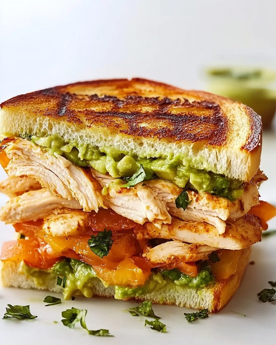 Grilled Chicken Avocado Cheese Delight