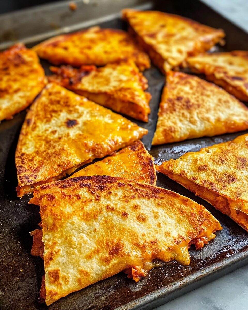 Crispy Oven Baked Quesadillas