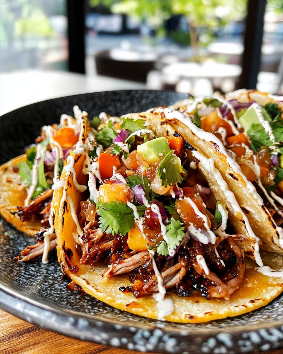 Asian Pulled Pork Tacos