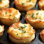 Cheesy Potato Gratin Stacks