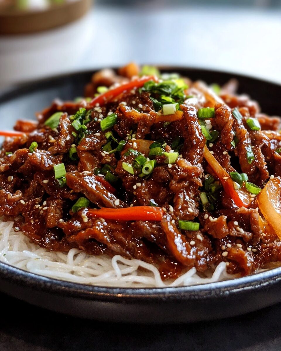 Crispy Peking Shredded Beef