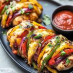 Grilled Hasselback Fajita Chicken