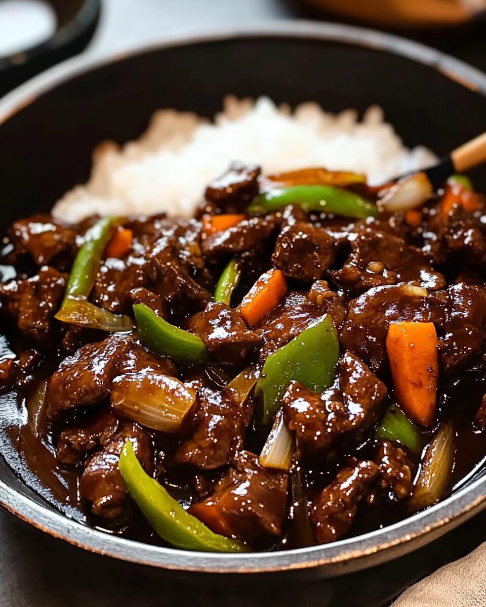Beef in Black Bean Sauce
