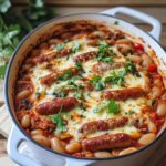 Toulouse Sausage & White Bean Casserole