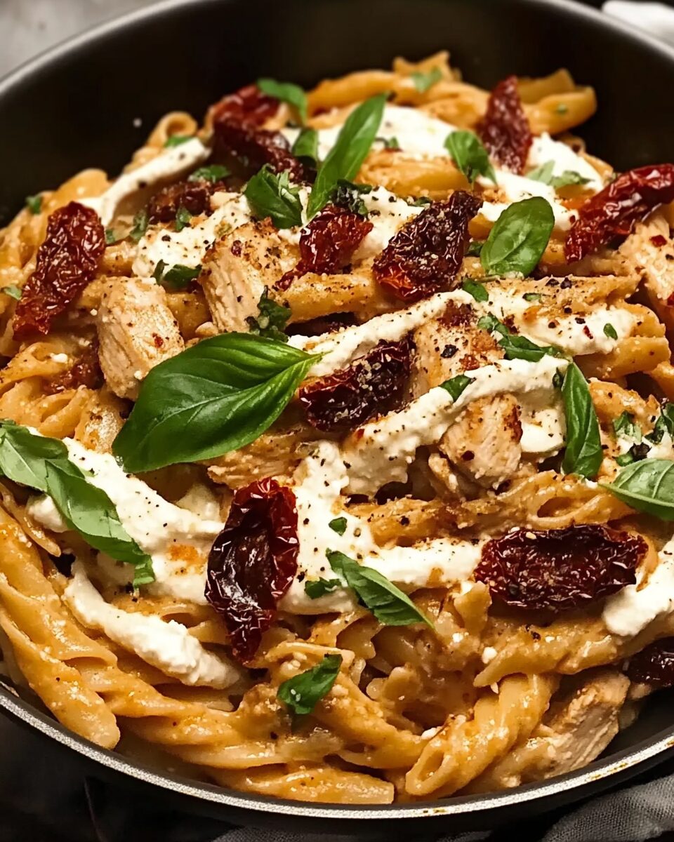 Whipped Ricotta One Pot Chicken Pasta