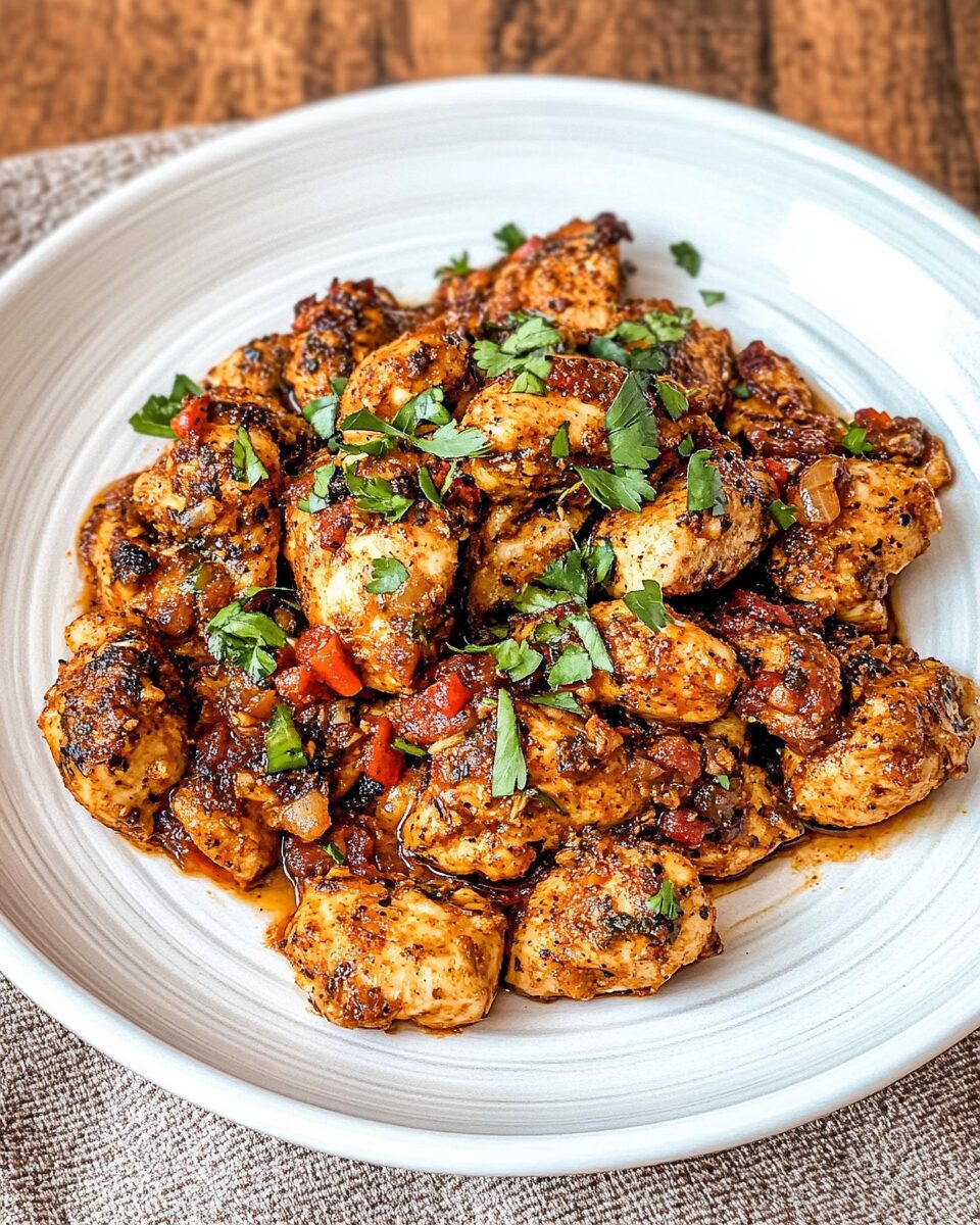 Harissa Baked Chicken Thighs