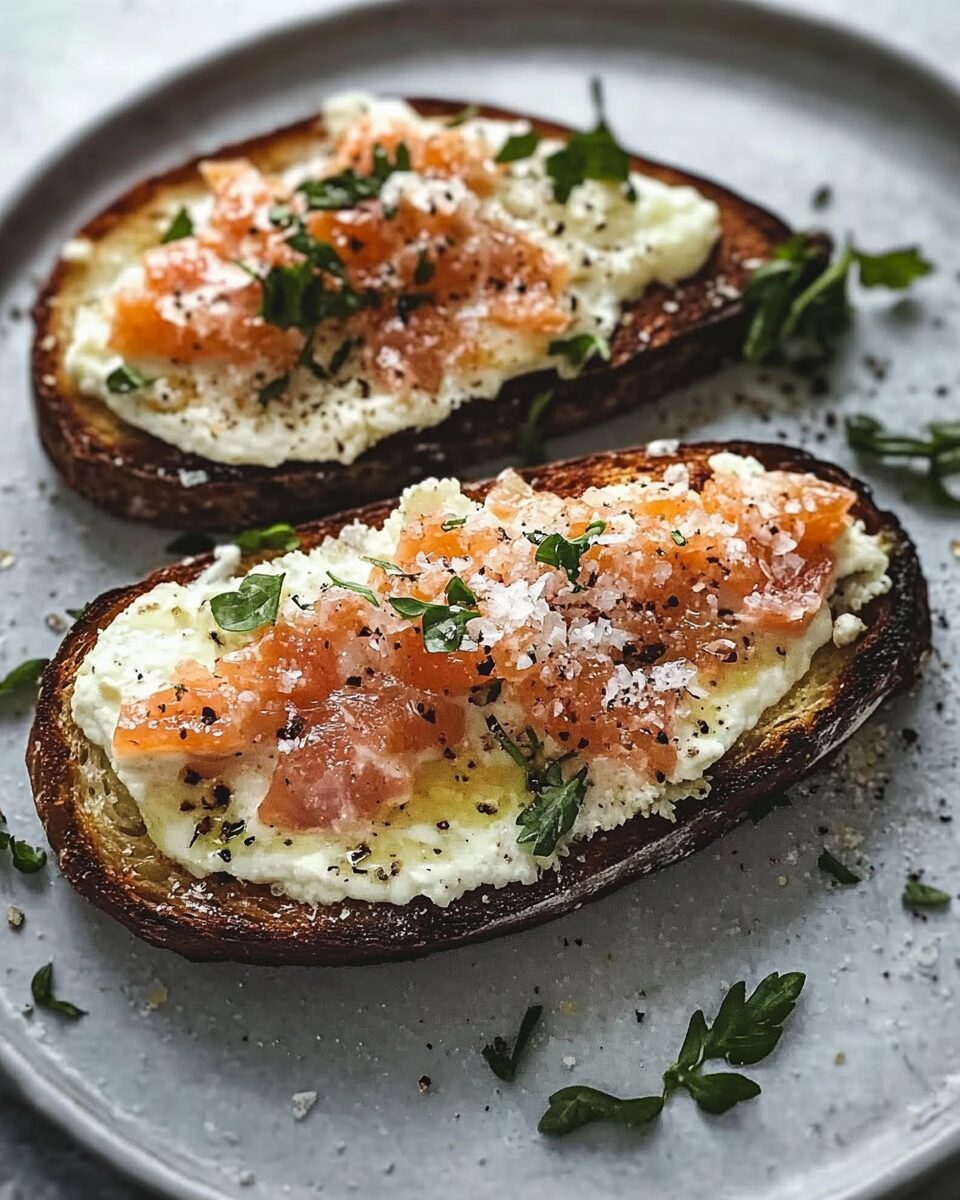 Cauliflower Cheese Toasts