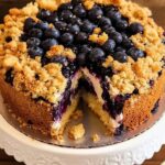 Bursting Blueberry Crumb Cake