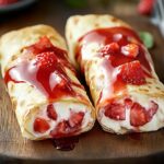 Strawberry Cheesecake Chimichangas