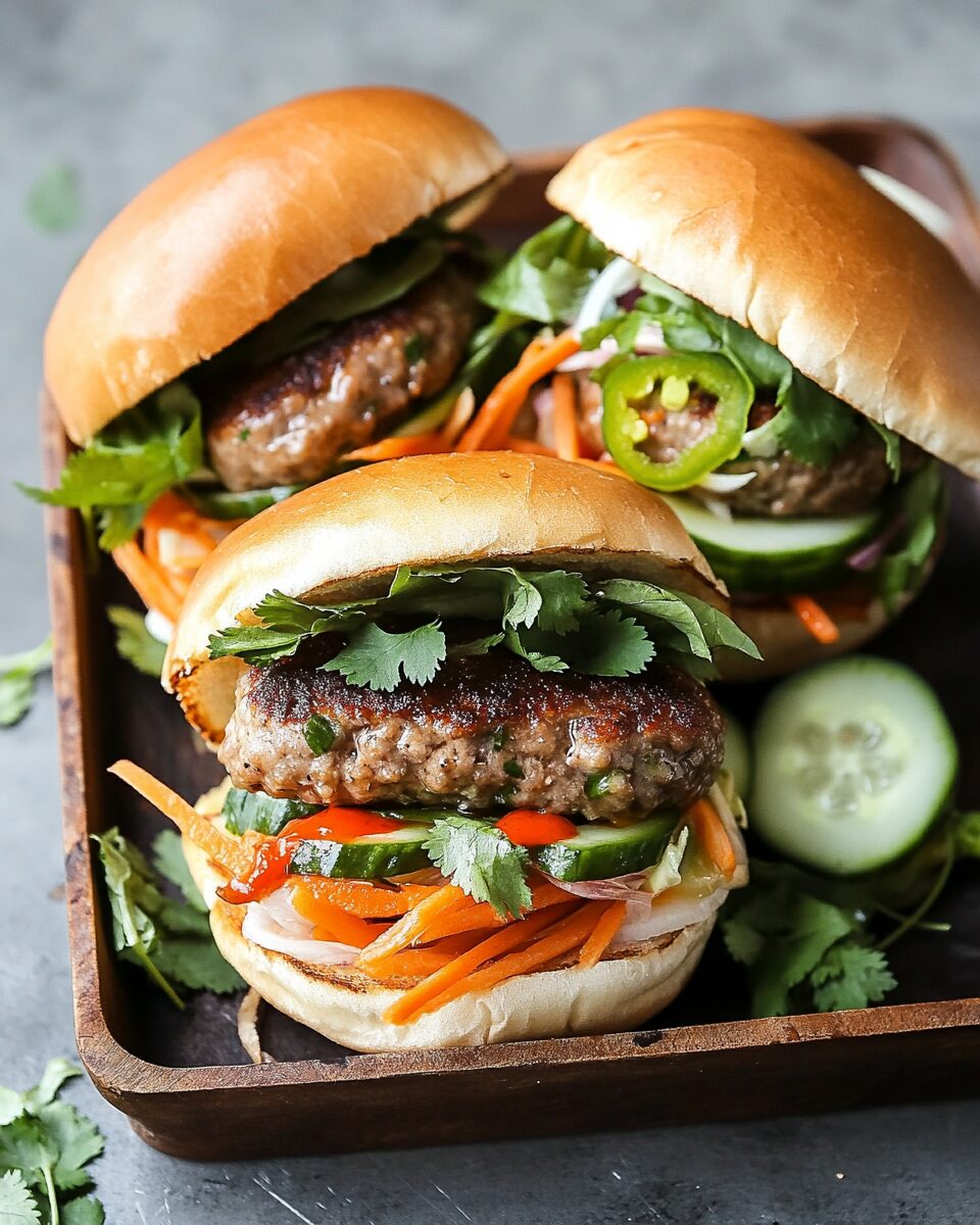 Pork Banh Mi Burger