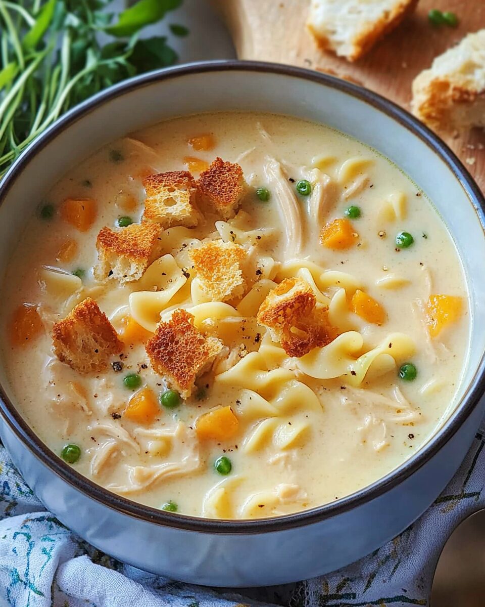Creamy Chicken Noodle Soup