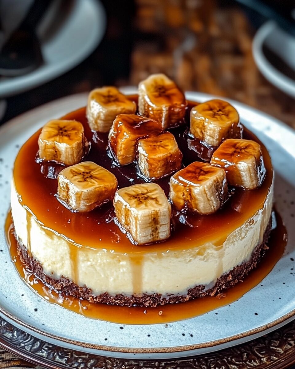 Caramelized Banana Cheesecake