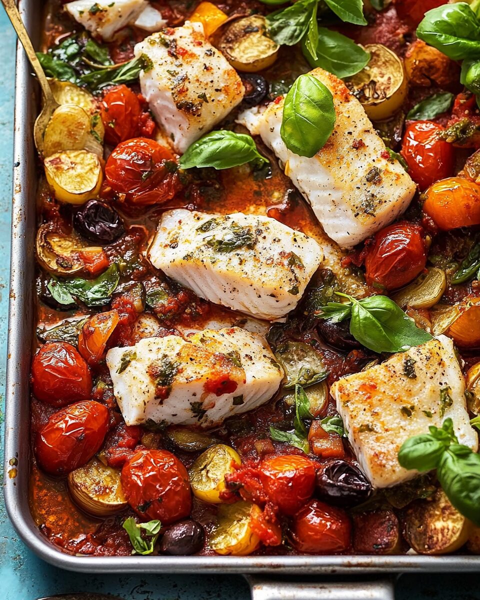 Puttanesca Fish Tray Bake