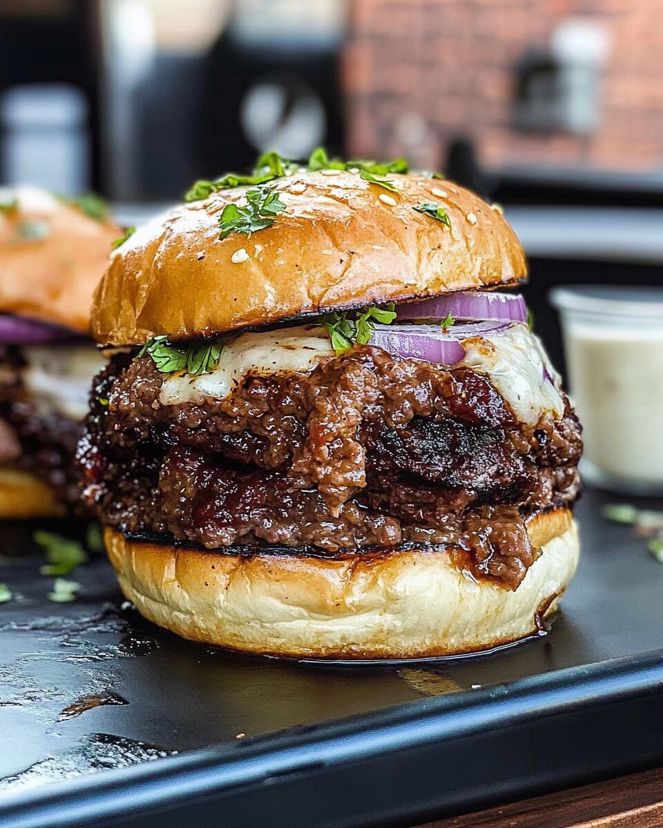 Smoked Birria Burgers