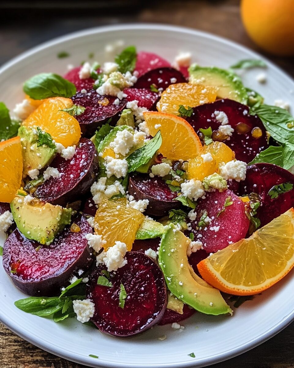 Roasted Beet Salad with Avocado and Citrus