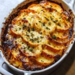 Cheesy Root Vegetable Gratin