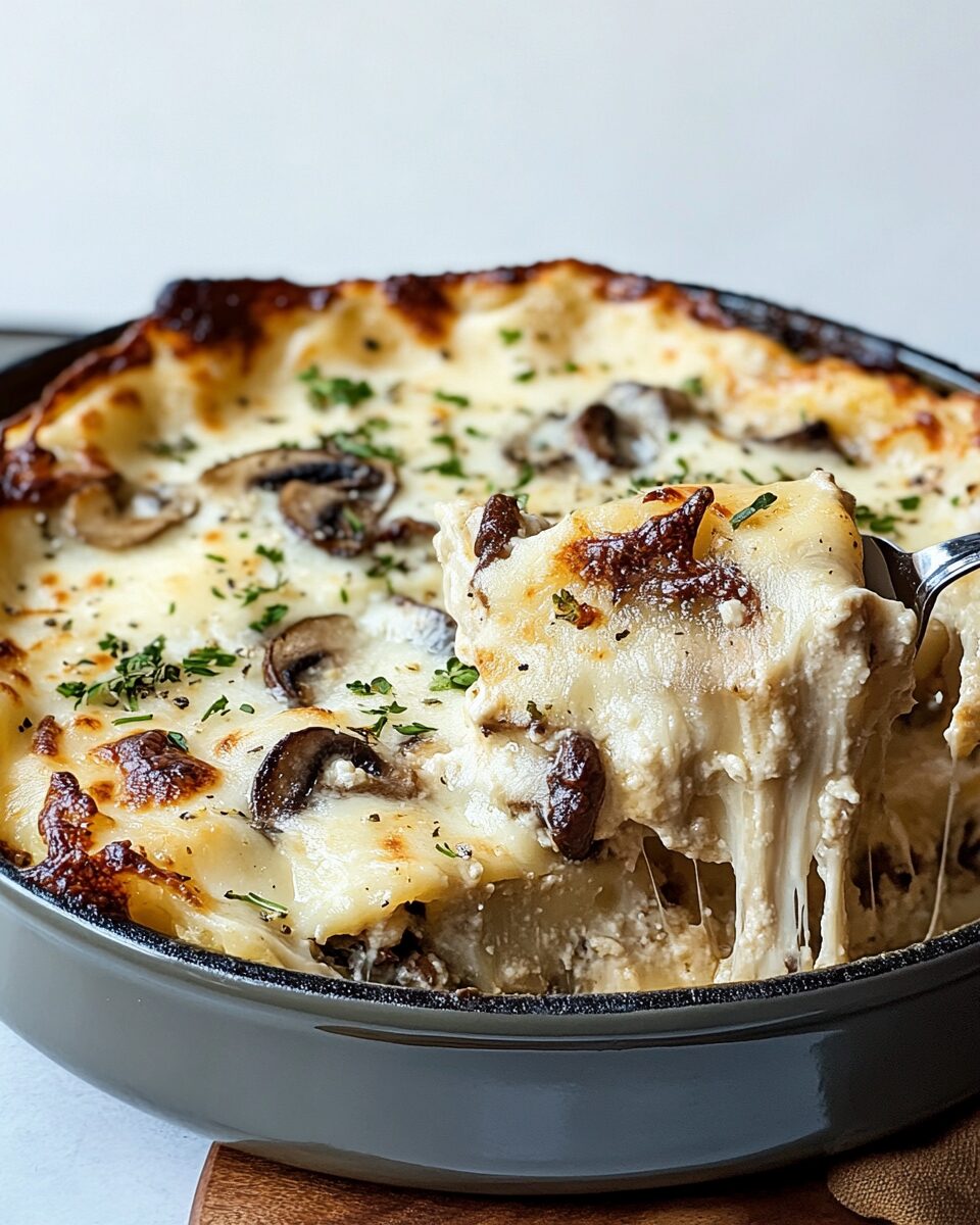 Creamy Mushroom Lasagna