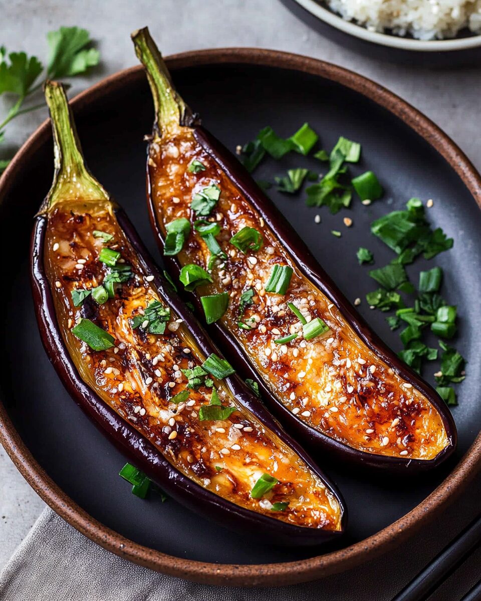 Miso-Glazed Eggplant
