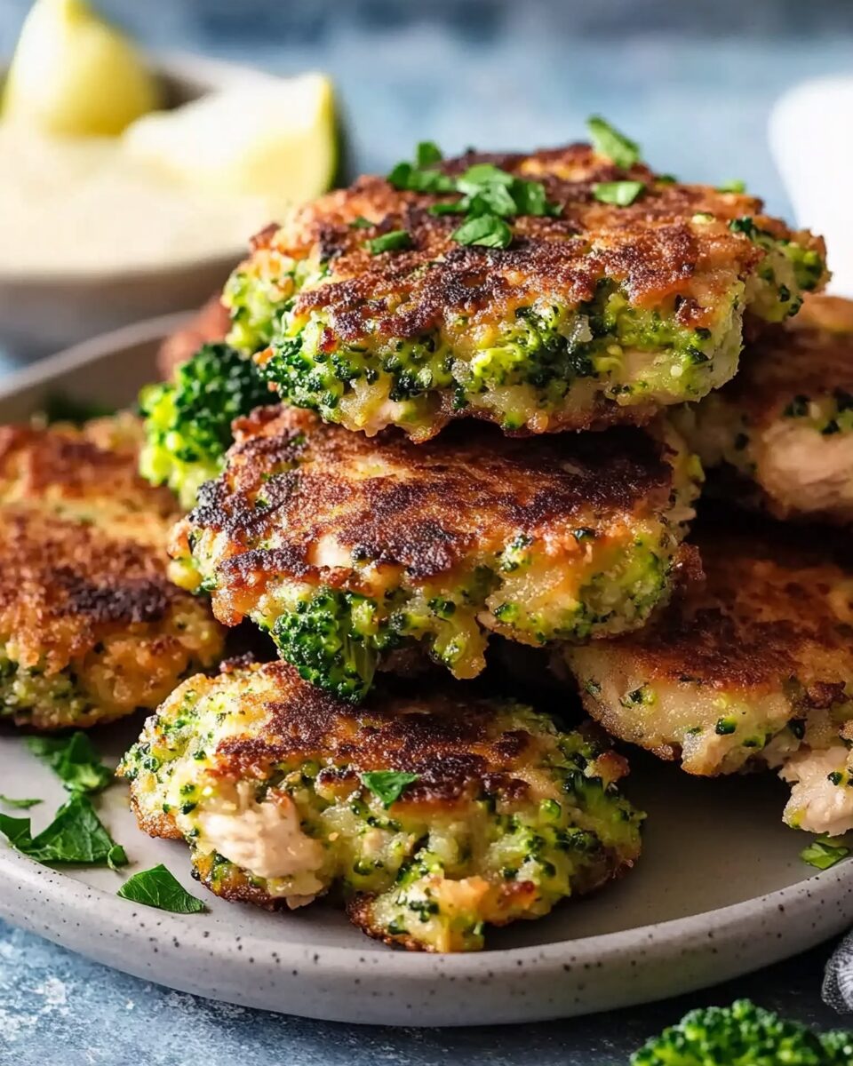 Broccoli Chicken Fritters